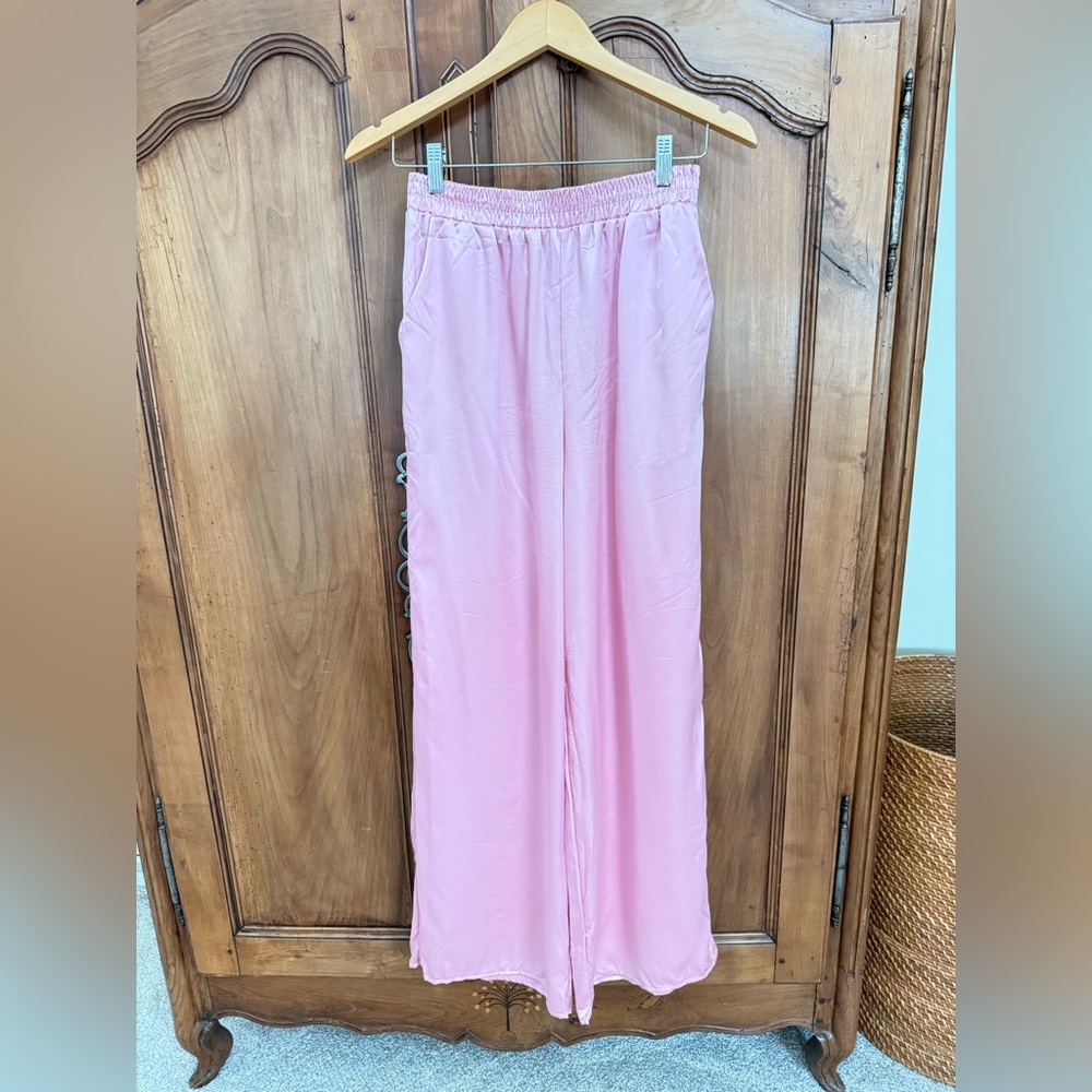Urban Renewal Satin Pink Pants
